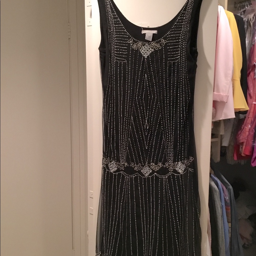 H&M Rhinestones Black Dress